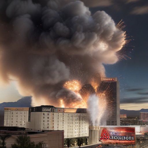 Illustration of Explosion at Las Vegas Trump Hotel: Investigating the Tragic Death of a Soldier