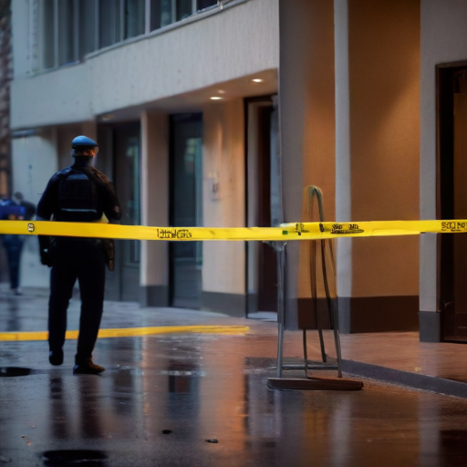 Illustration of Explosive Incident at Trump Las Vegas Hotel Sparks Terror Investigation