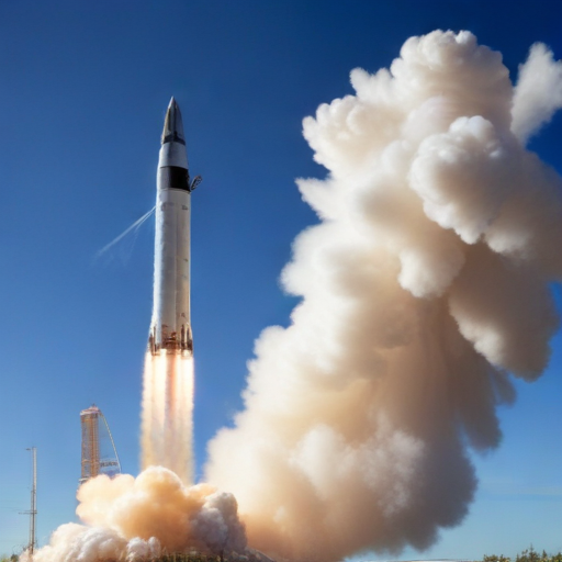 Illustration of Florida's Space Coast Soars: 93 Launches and Counting!