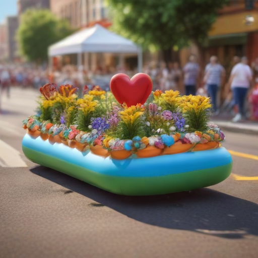 Illustration of Kaiser Permanente Shines with Award-Winning Float at 2025 Rose Parade