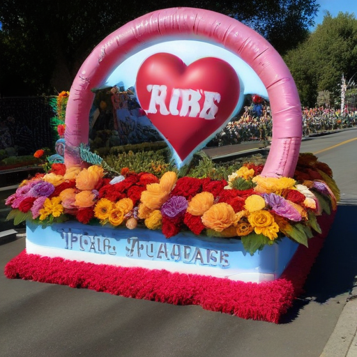 Illustration of Kaiser Permanente’s Award-Winning Float: A Celebration of Health and Inclusion at the Rose Parade