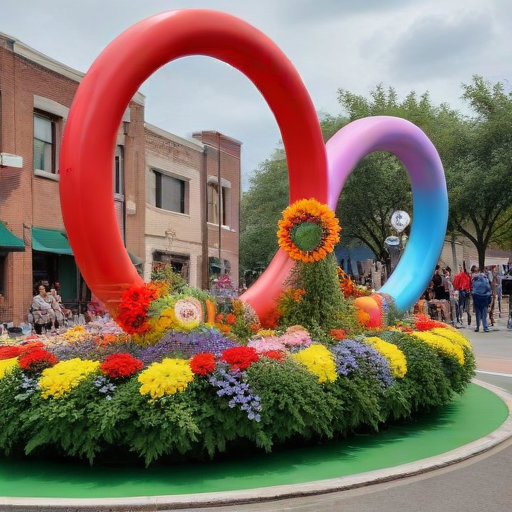 Illustration of Kaiser Permanente's Spectacular Float: A Celebration of Health and Inclusivity at the 2025 Rose Parade!