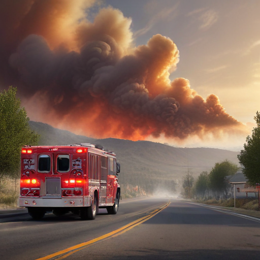 Illustration of Los Angeles Declares State of Emergency: Brush Fire Escalates Amidst Evacuations