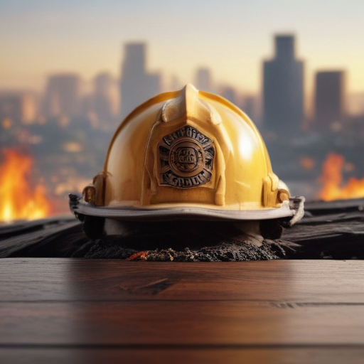 Illustration of Mayor Bass Under Fire: Wildfire Response Sparking Controversy in LA