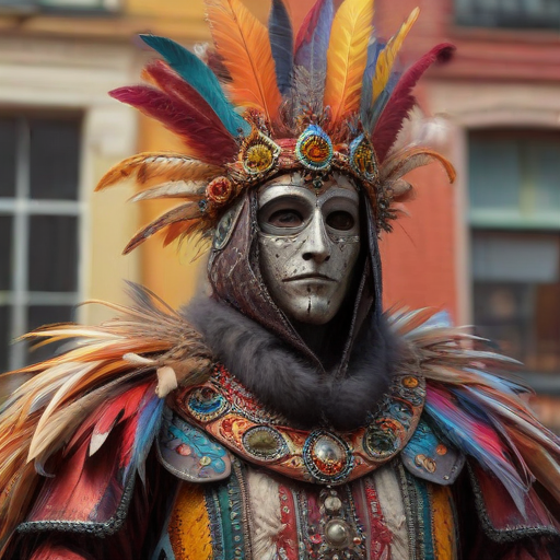 Illustration of Mummers Parade: A Colorful New Year Tradition in Philadelphia