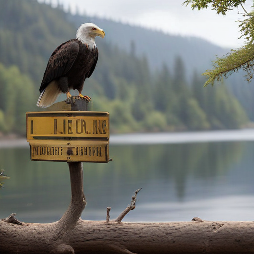 Illustration of New Study Raises Alarm Over Toxic Legacy Threatening Bald Eagles and River Health