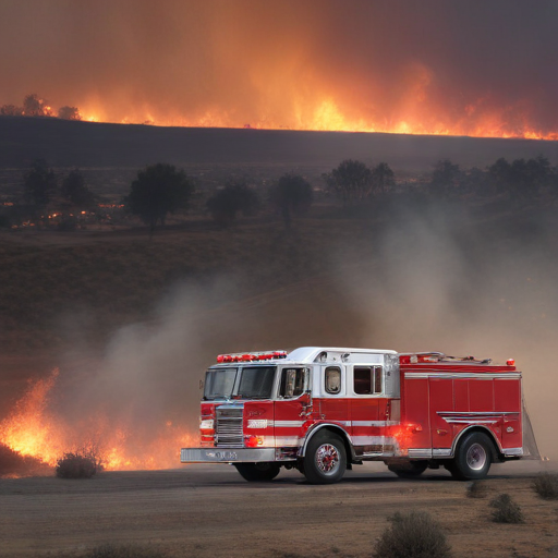 Illustration of Newsom Declares State of Emergency Amid Southern California Fire Crisis