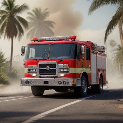 Illustration of Santa Monica on High Alert: Evacuations Ordered Amid Rapidly Spreading Fire