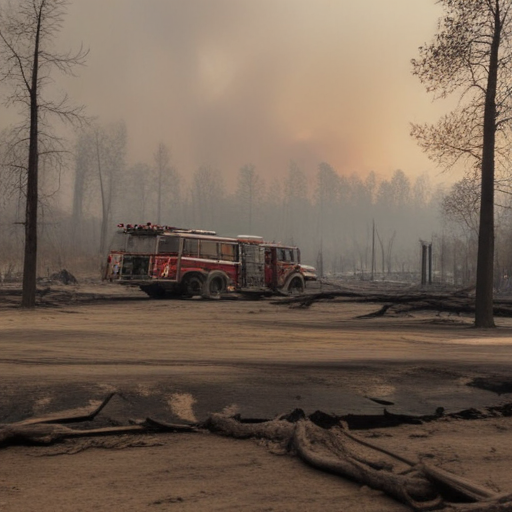 Illustration of Southern California Wildfires: Devastation, Danger, and a Race Against Time