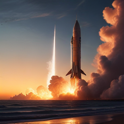 Illustration of Space Coast Soars: Record Launches and New Frontiers Ahead!
