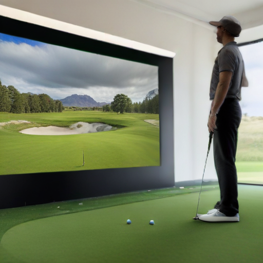Illustration of TGL: The Future of Golf Unveiled with Tech and Innovation!