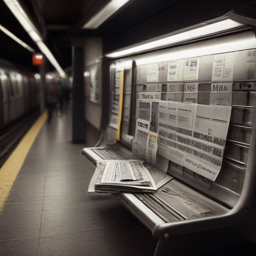 Illustration of Tragedy on the Subway: A Shocking Attack Sparks Outrage in NYC