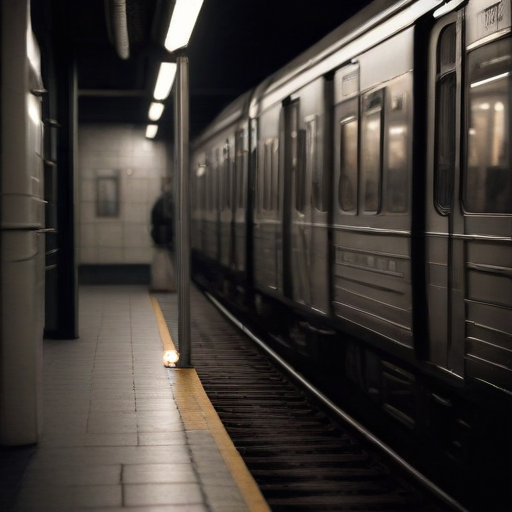 Illustration of Tragedy on the Tracks: Community Mourns After Subway Incident