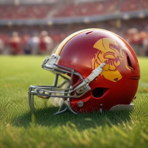 Illustration of USC Trojans Rise to Victory: A Game to Remember Against Ranked Rival!