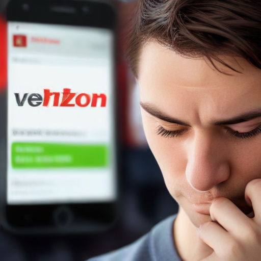 Illustration of Verizon Settlement Shock: Customers Disappointed by Low Payouts