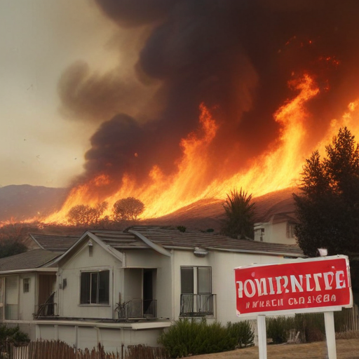 Illustration of Wildfire Fury: Pacific Palisades in Dire Threat as Evacuations Loom