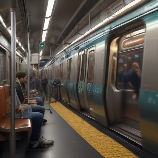 Illustration of Bad Bunny's Subway Surprise: A Must-See Performance with Jimmy Fallon!