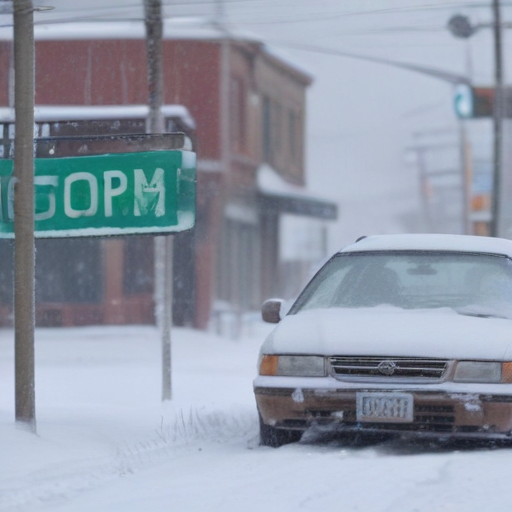 Illustration of Historic Winter Storm Threatens South with Record Cold and Snow