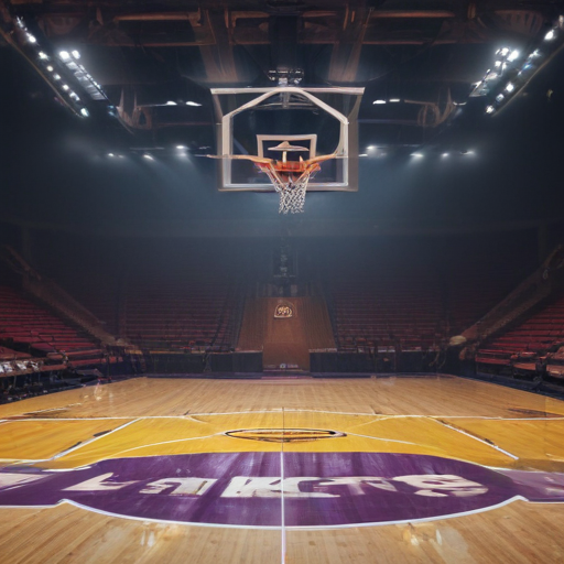 Illustration of Lakers Show Resilience Amid Wildfires: A Game of Unity and Hope