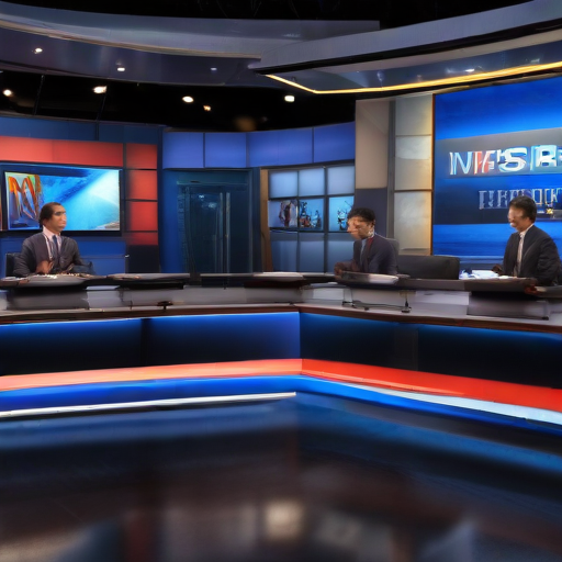 Illustration of MSNBC's Leadership Shakeup: What’s Next for the Network?