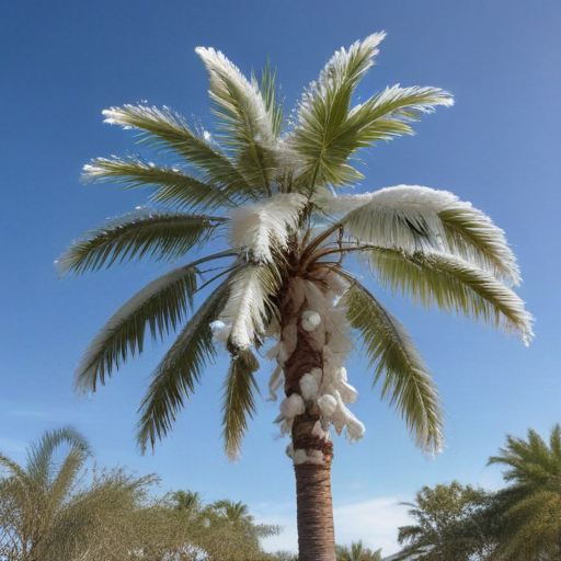 Illustration of Snowfall Surprises Florida: A Winter Blast in the Sunshine State