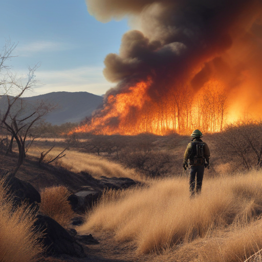 Illustration of Wildfire Crisis Intensifies as Southern California Faces Extreme Winds