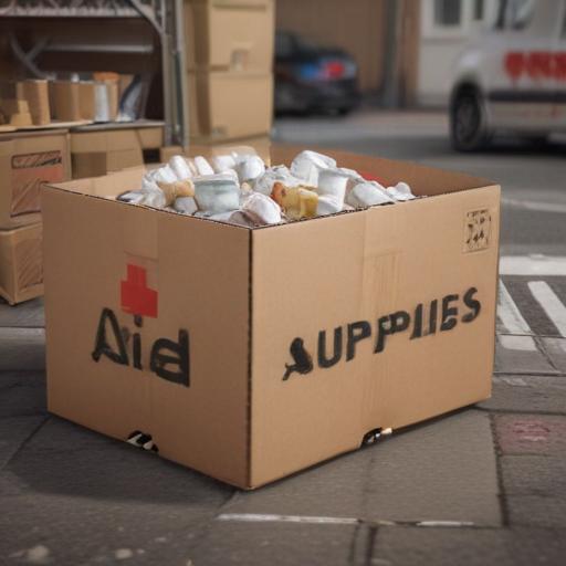 Crisis and Courage: Aid Distribution Amid Tension in Gaza