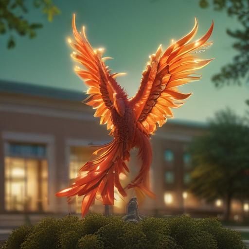 "Phoenix Rising Finds New Home: A Symbol of Transformation at UW-Green Bay"