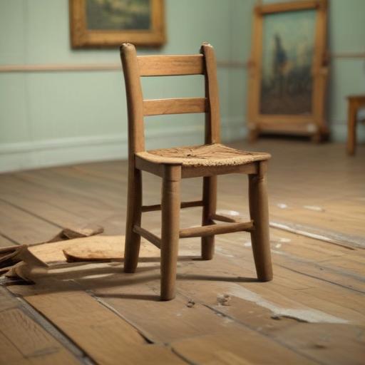 "Art Under Attack: The Van Gogh Chair Incident Sparks Debate"