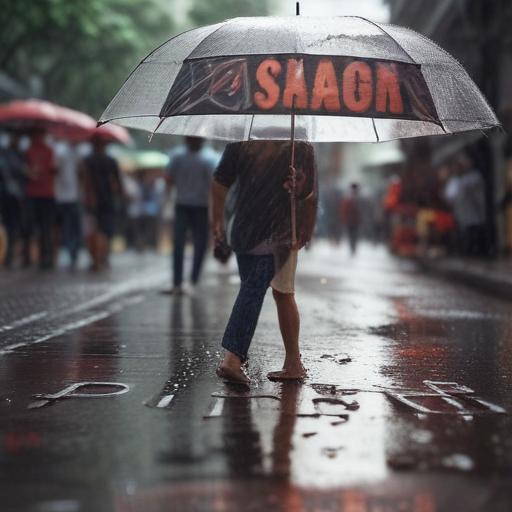 Bangkok Protesters Brave Monsoon to Demand Prime Minister's Resignation