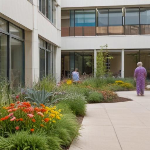 Healing in Bloom: Regina Hospital Courtyard Transformed with Art and Greenery