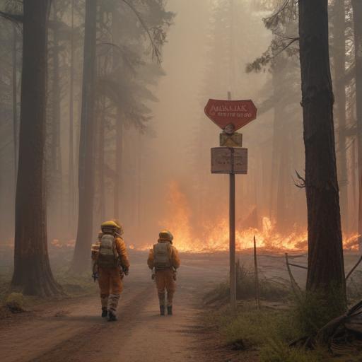 Lakeside's Monte Fire: Evacuations and Danger Loom as Blaze Spreads