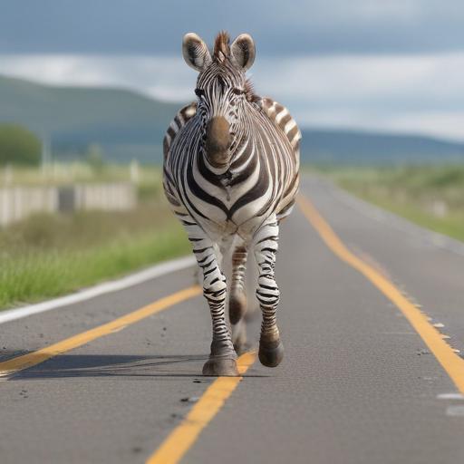 Zebra on the Loose: Nashville Highway Disrupted in Wild Chase!