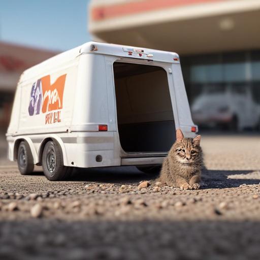 "Cat Crisis: 106 Felines Rescued from Abandoned U-Haul in Taco Bell Lot"
