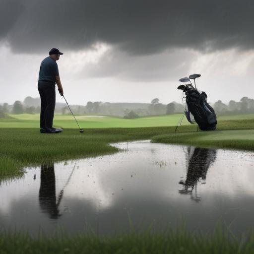 Championship Chills: Schauffele's Title Defense Begins Amid Downpours at Royal Portrush