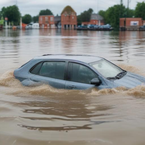 Flood Chaos: One Woman's Daring Escape from Rising Waters