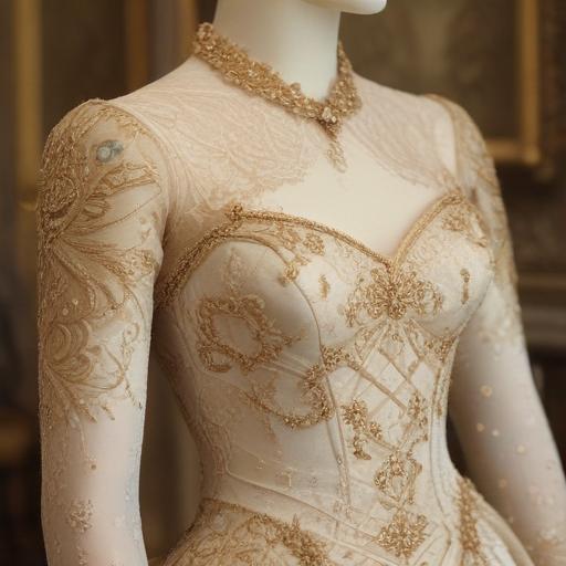 Gilded Dreams: Unveiling the Wedding Gown That Shaped an Era