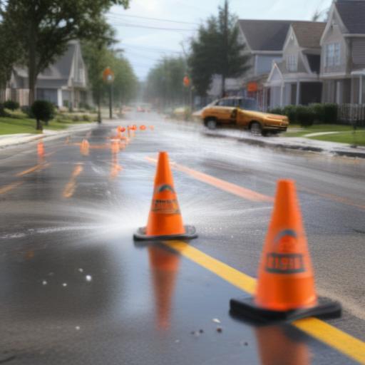 Major Water Main Break Disrupts Cockeysville Community