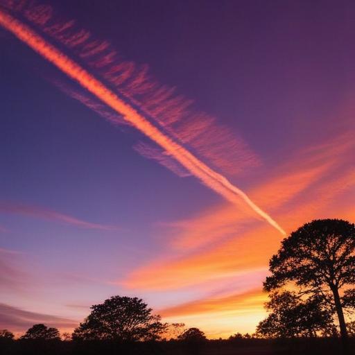 South Carolina Sky Lights Up: What Caused This Stunning Jet Trail?