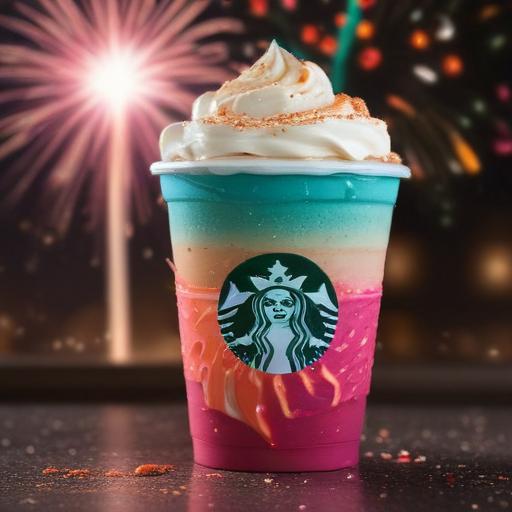 Spark Your Celebration with Starbucks’ Limited-Time Firework Frappuccino!