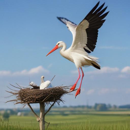 White Stork Comeback: Hope for a Once-Extinct Species in Denmark