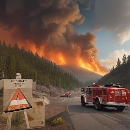 Wildfire Forces Evacuations Near La Sal: Community on High Alert