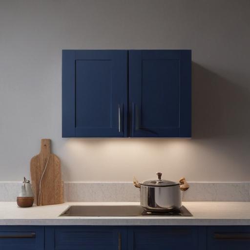Brooke Shields Sparks Moody Blue Kitchen Trend