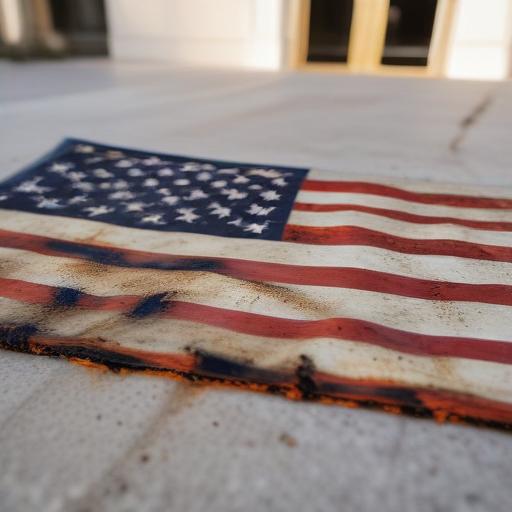 Flag Burn Near White House Sparks Free-Speech Debate