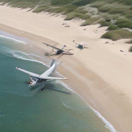Fuel Runout Sparks Beach Landing: Cessna 170 Makes Emergency Touchdown in Massachusetts