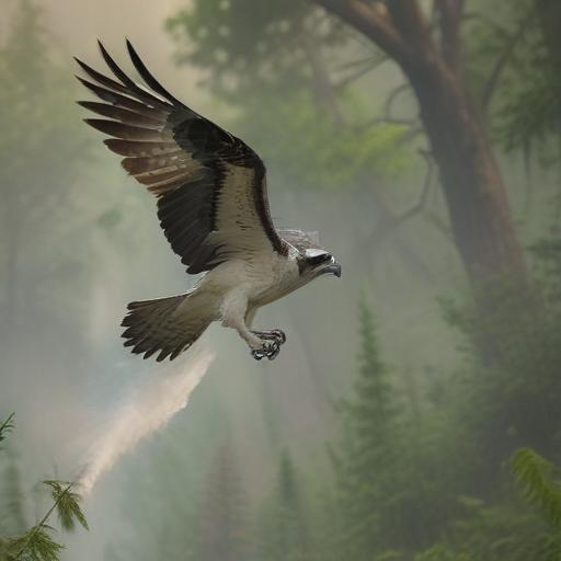 Osprey Drops Fish, Ignites Wildfire: A Tale from British Columbia
