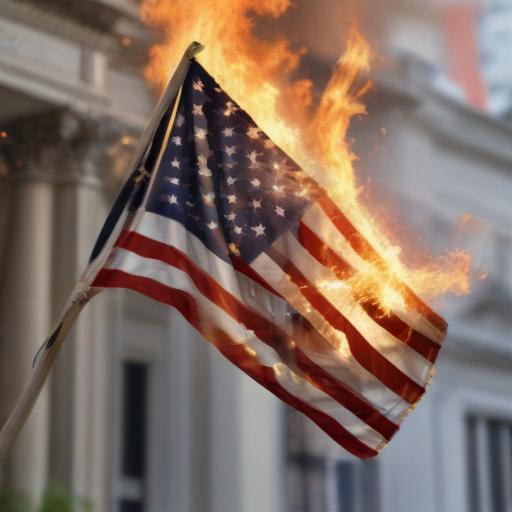 White House Flag Burning Case Signals Shift in DOJ Protest Rules