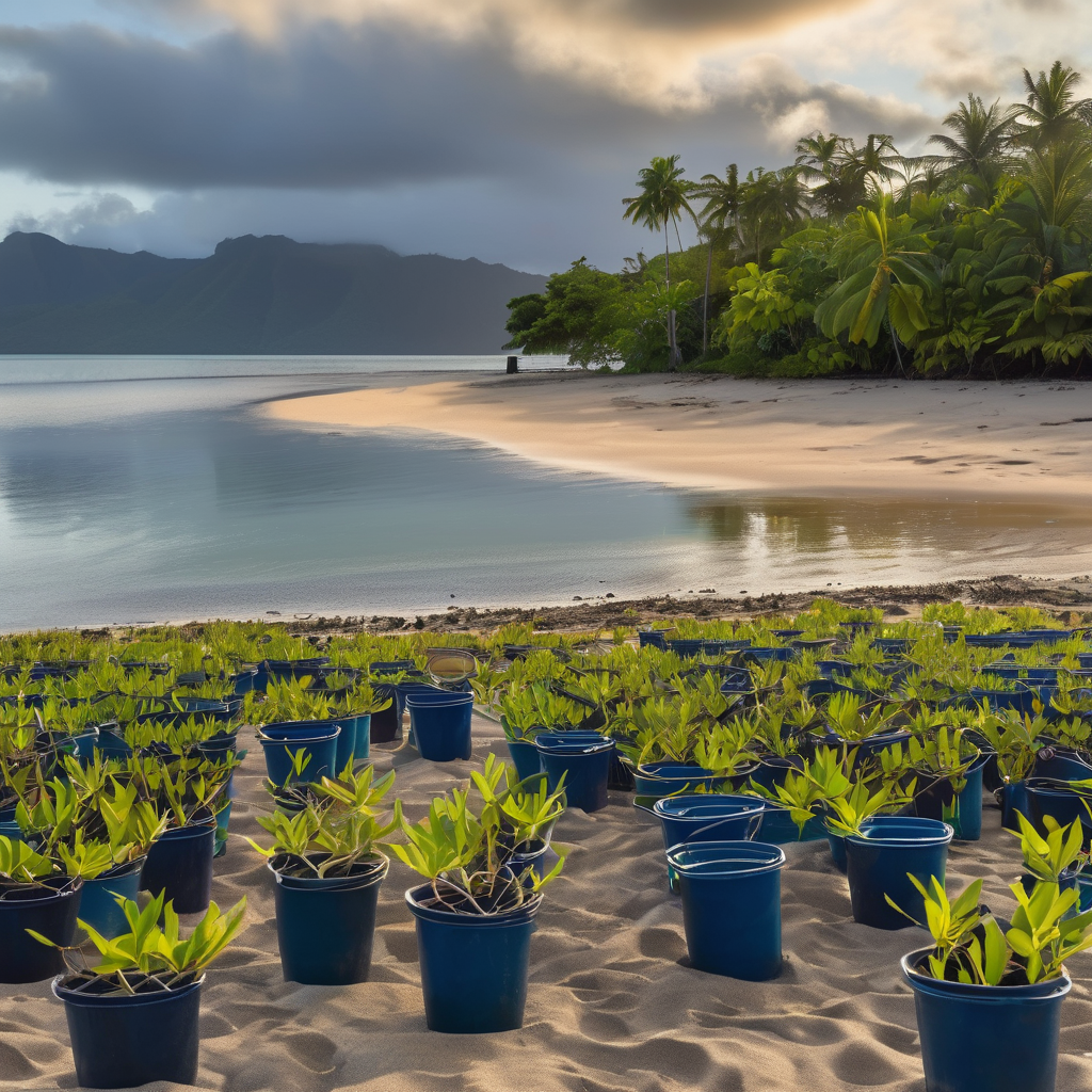 Fiji Ports Team Drives Coastal Cleanup Wave with 20,000 Mangroves Planted