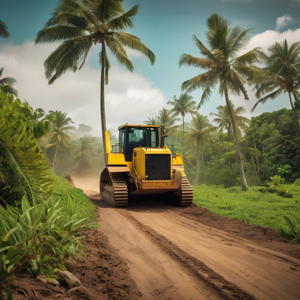 New Heavy Machinery Boosts Rural Road Upgrades in Fiji's Northern Division