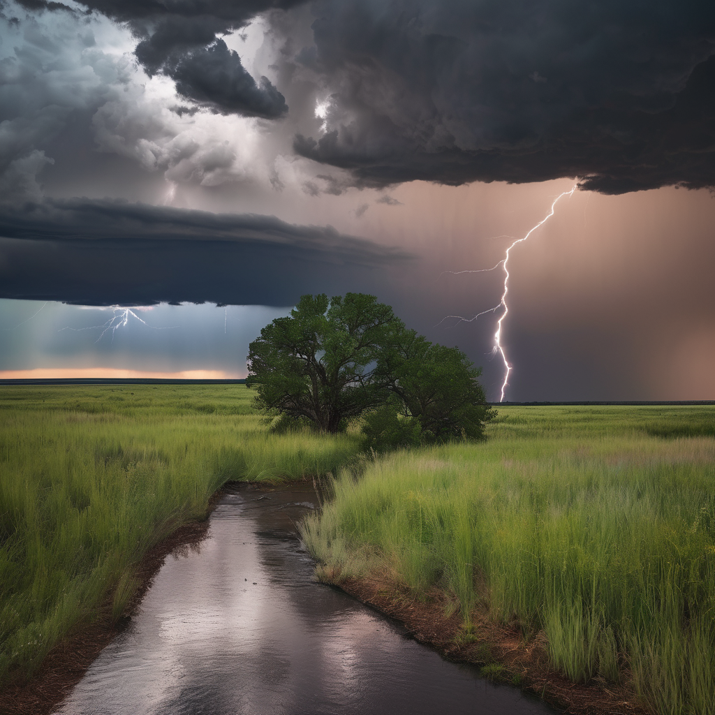 Oklahoma Overnight Thunderstorms Stir a Noisy Morning, Warm Weekend Ahead